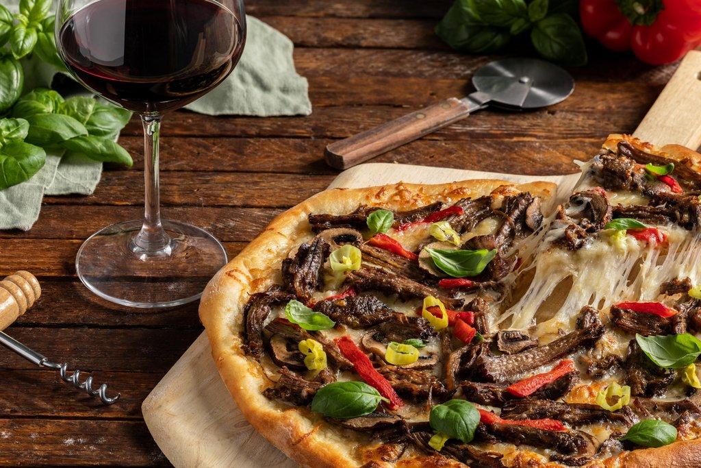 Beef Afra pizza