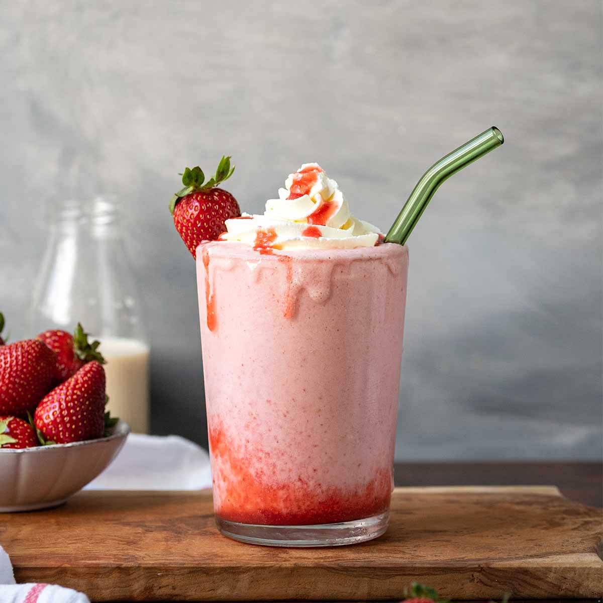 Strawberry milkshake